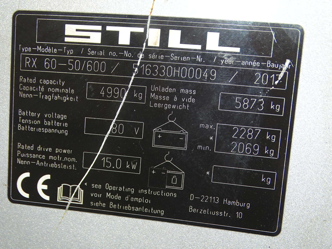 Still RX60-50/600 - Electric forklift: picture 5 Still RX60-50/600 - Electric forklift: picture 5