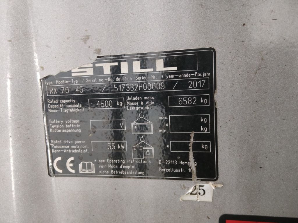 Still RX70-45 - Diesel forklift: picture 5 Still RX70-45 - Diesel forklift: picture 5