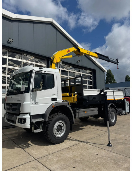 Mercedes-Benz Atego Atego 1725 4x4 Flatbed with Hyva Crane - Crane truck: picture 1 Mercedes-Benz Atego Atego 1725 4x4 Flatbed with Hyva Crane - Crane truck: picture 1