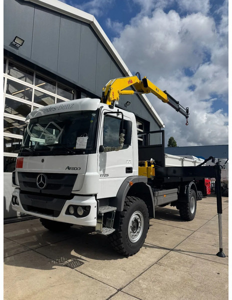 Mercedes-Benz Atego Atego 1725 4x4 Flatbed with Hyva Crane - Crane truck: picture 2 Mercedes-Benz Atego Atego 1725 4x4 Flatbed with Hyva Crane - Crane truck: picture 2