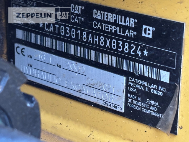 Cat 301.8-05A - Mini excavator: picture 2 Cat 301.8-05A - Mini excavator: picture 2