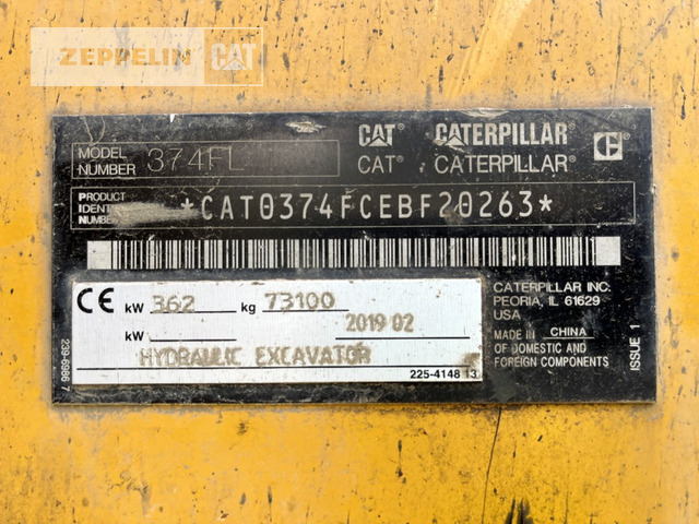 Cat 374FL - Crawler excavator: picture 2 Cat 374FL - Crawler excavator: picture 2