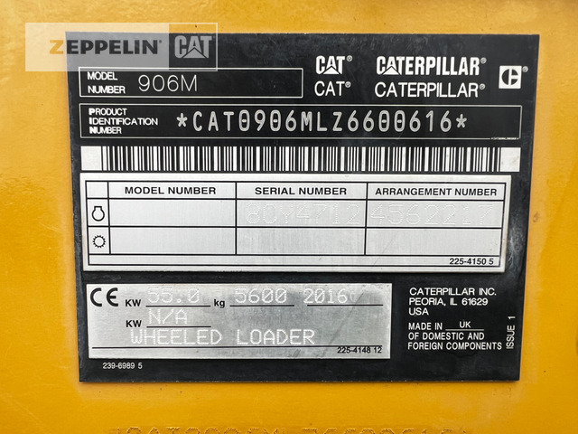 Wheel loader Cat 906M: picture 23 Wheel loader Cat 906M: picture 23