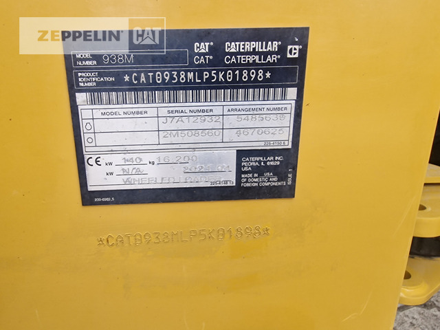 Cat 938M - Wheel loader: picture 2 Cat 938M - Wheel loader: picture 2