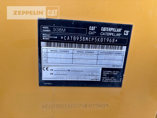 Cat 938M - Wheel loader: picture 5 Cat 938M - Wheel loader: picture 5