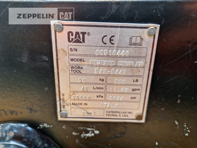 Cat CW10H - Quick coupler for Construction machinery: picture 3 Cat CW10H - Quick coupler for Construction machinery: picture 3