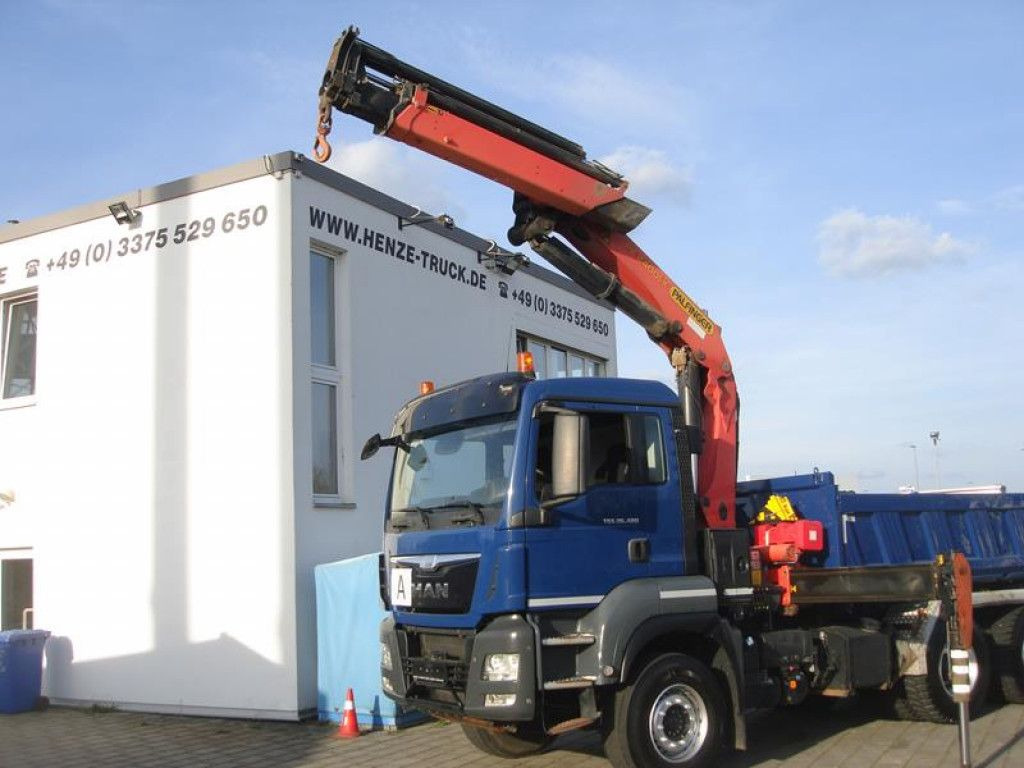MAN TG-S 26.480 6x4 BL 3-Achs Kipper Kran Palf. PK 2 MAN TG-S 26.480 6x4 BL 3-Achs Kipper Kran Palf. PK 2 - Tipper, Crane truck: picture 2 MAN TG-S 26.480 6x4 BL 3-Achs Kipper Kran Palf. PK 2 MAN TG-S 26.480 6x4 BL 3-Achs Kipper Kran Palf. PK 2 - Tipper, Crane truck: picture 2