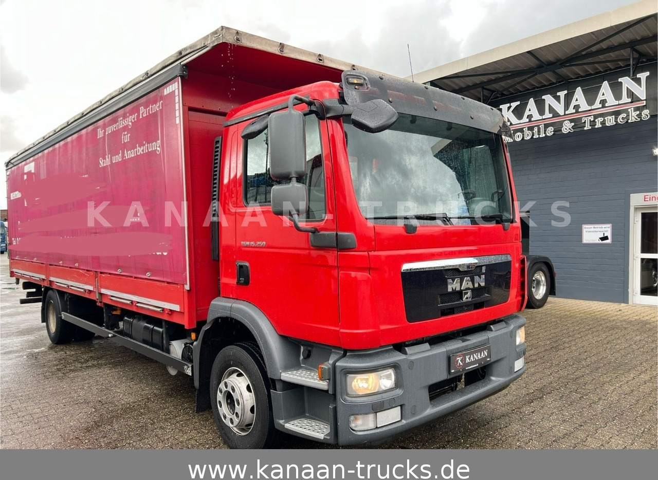 MAN TGM 15.250 Spezial Aufbau Langmaterial 7,5m - Curtainsider truck: picture 1 MAN TGM 15.250 Spezial Aufbau Langmaterial 7,5m - Curtainsider truck: picture 1