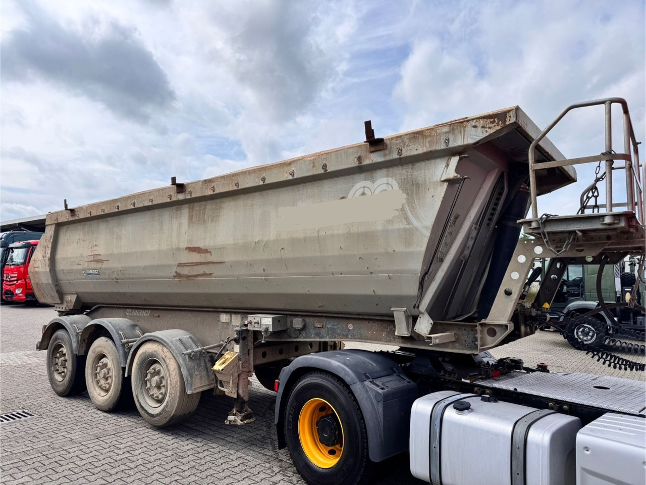 Menci SA700R Kipper Mulde 27m³ Lift Stahl 3 Stück - Tipper semi-trailer: picture 2 Menci SA700R Kipper Mulde 27m³ Lift Stahl 3 Stück - Tipper semi-trailer: picture 2