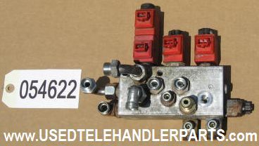 MERLO STEUERBLOCK SCHALTUNG/HANDBR. Nr. 054622 - Hydraulic valve for Telescopic handler: picture 1 MERLO STEUERBLOCK SCHALTUNG/HANDBR. Nr. 054622 - Hydraulic valve for Telescopic handler: picture 1